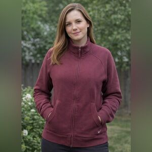 Nike zip up sweatshirt. Size M